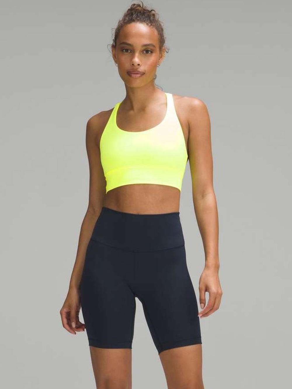 Lululemon Energy Longline Bra *Medium Support, B–D Cups | Highlight Yellow